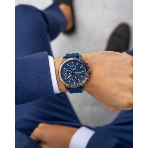 ZEGAREK MĘSKI TOMMY HILFIGER 1791721 BANK (zf023a) Tommy Hilfiger