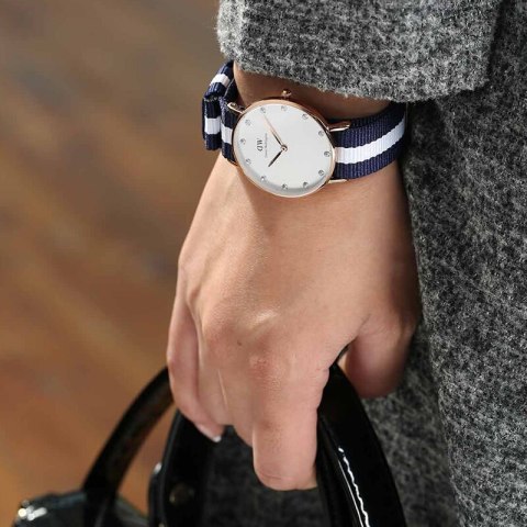 ZEGAREK DAMSKI DANIEL WELLINGTON Glasgow DW00100078 + BOX Daniel Wellington