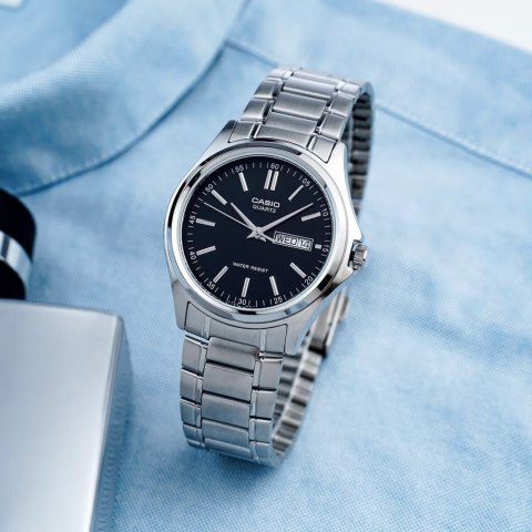 KLASYCZNY ZEGAREK MĘSKI CASIO MTP-1239D-1A - MULTIDATA + BOX Casio