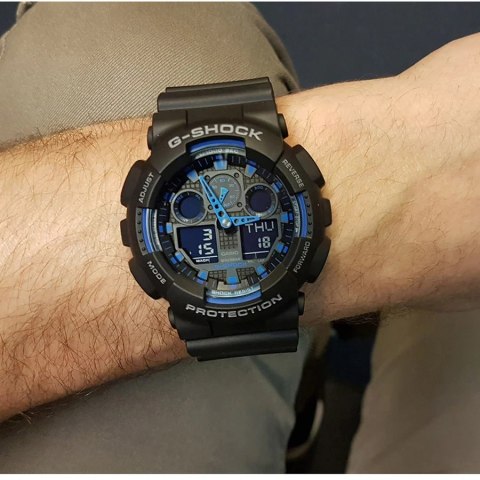 ZEGAREK MĘSKI CASIO G-SHOCK GA-100-1A2ER (zd135b) + BOX Casio