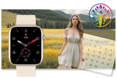 SMARTWATCH UNISEX GRAVITY GT3-6 - ROZMOWY BLUETOOTH, WŁASNE TARCZE (sg022f) Gravity