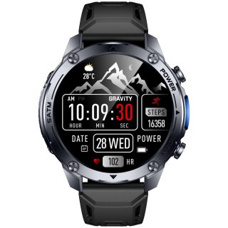 SMARTWATCH MĘSKI GRAVITY GT34-1 - AMOLED, DODATKOWY PASEK (sg060a) Gravity