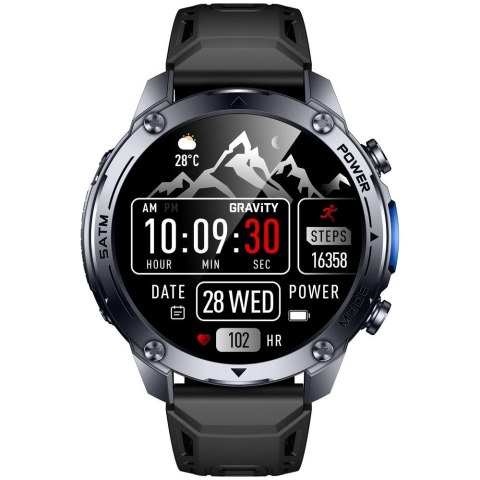SMARTWATCH MĘSKI GRAVITY GT34-1 - AMOLED, DODATKOWY PASEK (sg060a) Gravity