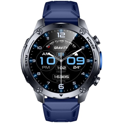 SMARTWATCH MĘSKI GRAVITY GT34-1 - AMOLED, DODATKOWY PASEK (sg060a) Gravity