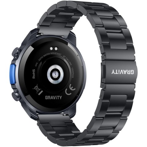 SMARTWATCH MĘSKI GRAVITY GT34-2 - AMOLED, DODATKOWA BRANSOLETA (sg060b) Gravity