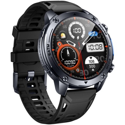 SMARTWATCH MĘSKI GRAVITY GT34-2 - AMOLED, DODATKOWA BRANSOLETA (sg060b) Gravity