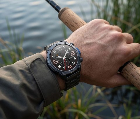 SMARTWATCH MĘSKI GRAVITY GT34-2 - AMOLED, DODATKOWA BRANSOLETA (sg060b) Gravity