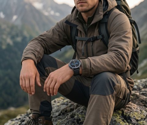 SMARTWATCH MĘSKI GRAVITY GT34-2 - AMOLED, DODATKOWA BRANSOLETA (sg060b) Gravity