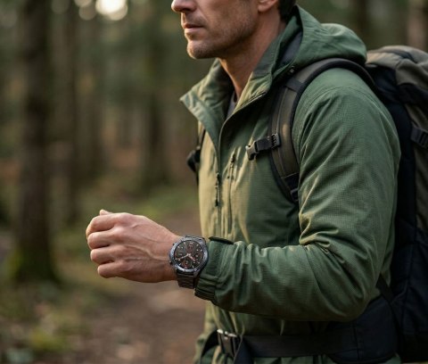 SMARTWATCH MĘSKI GRAVITY GT34-2 - AMOLED, DODATKOWA BRANSOLETA (sg060b) Gravity
