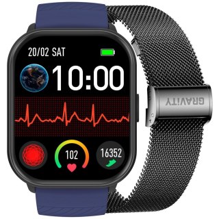SMARTWATCH UNISEX GRAVITY GT43-5 - DODATKOWY PASEK (sg054d) Gravity