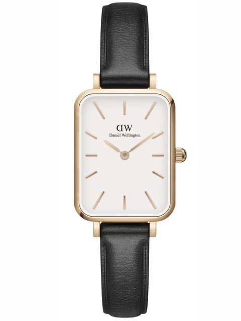 ZEGAREK DAMSKI DANIEL WELLINGTON DW00100434 - Quadro Pressed Sheffield Gold 32mm + BOX Daniel Wellington