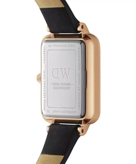 ZEGAREK DAMSKI DANIEL WELLINGTON DW00100434 - Quadro Pressed Sheffield Gold 32mm + BOX Daniel Wellington