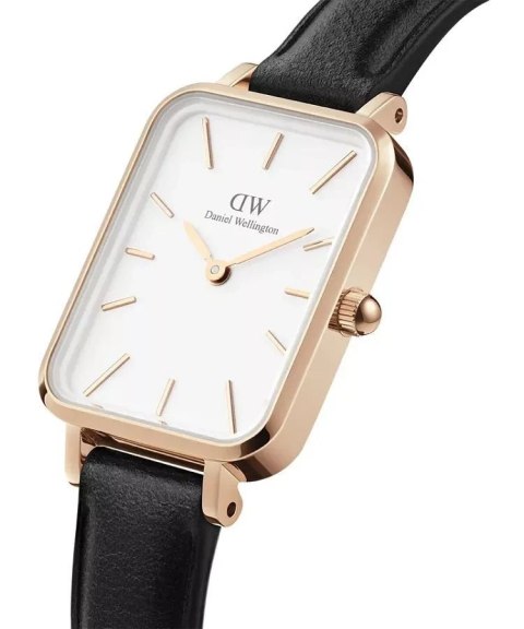 ZEGAREK DAMSKI DANIEL WELLINGTON DW00100434 - Quadro Pressed Sheffield Gold 32mm + BOX Daniel Wellington