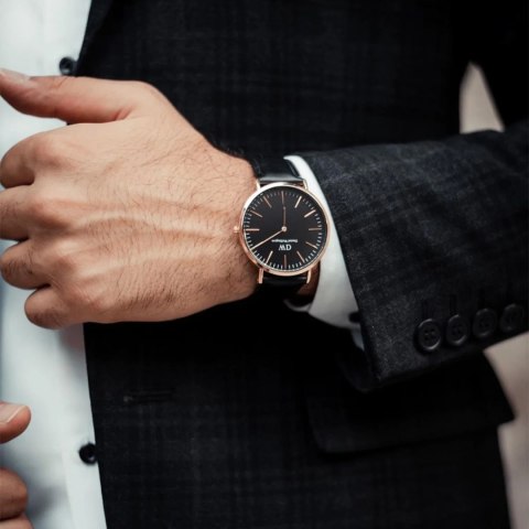 ZEGAREK MĘSKI DANIEL WELLINGTON Classic Black Sheffield DW00100127 + BOX Daniel Wellington