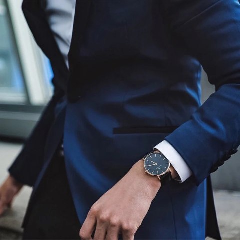 ZEGAREK MĘSKI DANIEL WELLINGTON Classic Black Sheffield DW00100127 + BOX Daniel Wellington