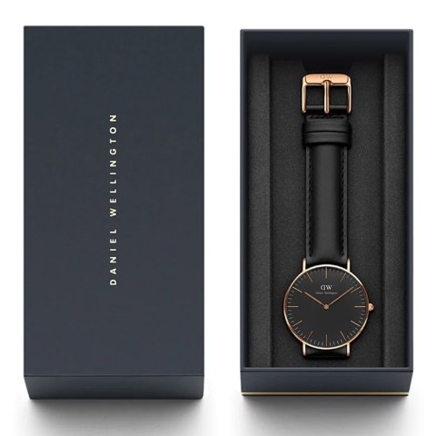 ZEGAREK MĘSKI DANIEL WELLINGTON Classic Black Sheffield DW00100127 + BOX Daniel Wellington