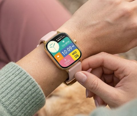 SMARTWATCH DAMSKI GRAVITY GT30-1 - ROZMOWY BLUETOOTH, DODATKOWY PASEK (sg058a) Gravity