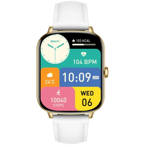 SMARTWATCH DAMSKI GRAVITY GT30-2 - ROZMOWY BLUETOOTH, DODATKOWY PASEK (sg058b) Gravity