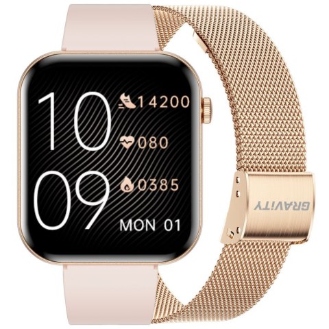 SMARTWATCH DAMSKI GRAVITY GT45-2- DODATKOWA BRANSOLETA (sg059b) Gravity