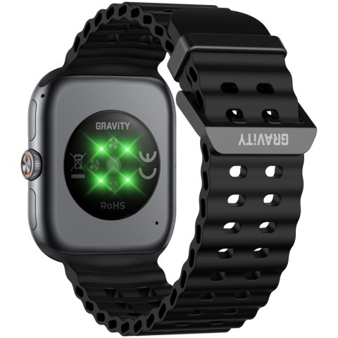 SMARTWATCH MĘSKI GRAVITY GT29-1 - ROZMOWY BLUETOOTH, DODATKOWY PASEK (sg057a) Gravity