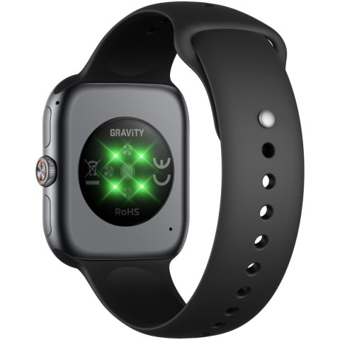 SMARTWATCH MĘSKI GRAVITY GT29-1 - ROZMOWY BLUETOOTH, DODATKOWY PASEK (sg057a) Gravity