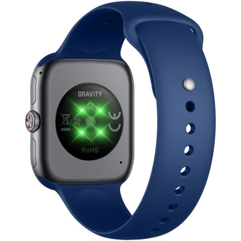 SMARTWATCH MĘSKI GRAVITY GT29-2 - ROZMOWY BLUETOOTH, DODATKOWY PASEK (sg057b) Gravity