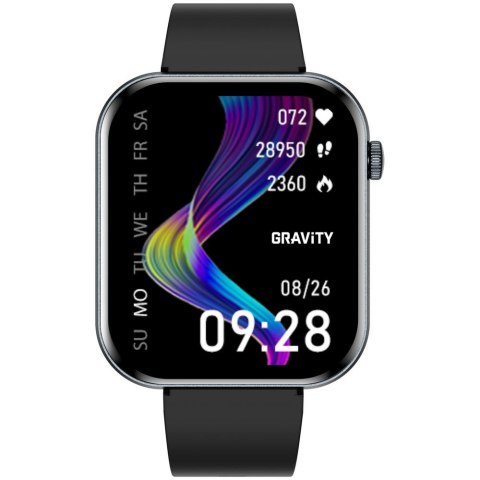 SMARTWATCH MĘSKI GRAVITY GT45-5- DODATKOWA BRANSOLETA (sg059e) Gravity