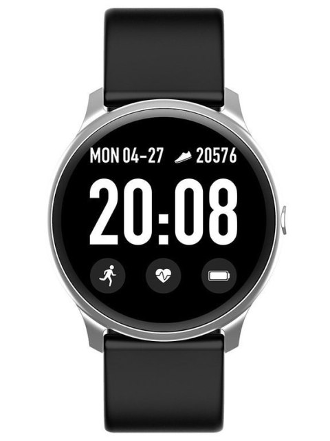 SMARTWATCH UNISEX G. Rossi SW010-5 silver/black (sg005f) G. Rossi