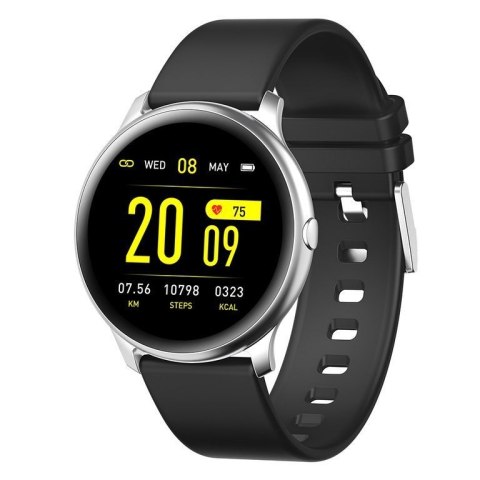 SMARTWATCH UNISEX G. Rossi SW010-5 silver/black (sg005f) G. Rossi