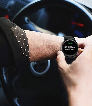 SMARTWATCH UNISEX G. Rossi SW010-5 silver/black (sg005f) G. Rossi