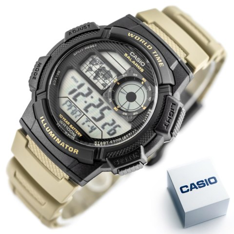 ZEGAREK MĘSKI CASIO AE-1000W-5AVEF (zd073i) - WORLD TIME + BOX Casio