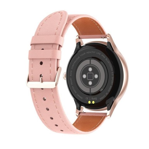 SMARTWATCH DAMSKI PACIFIC 18-1 - BRANSOLETA + PASEK: Rosegold / Różowy (sy015a) Pacific