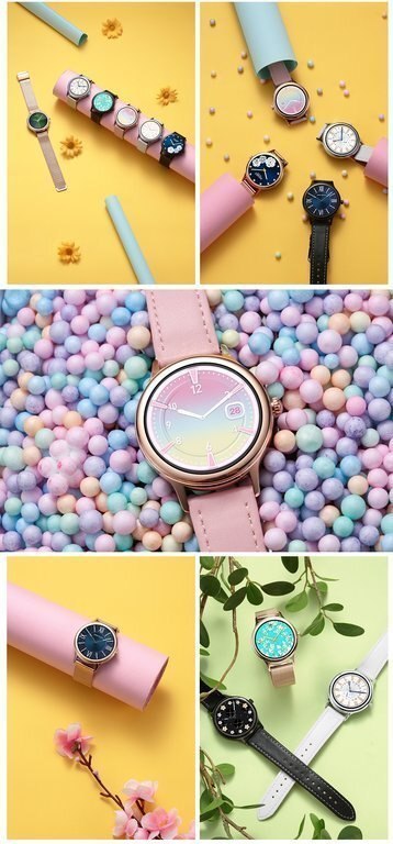 SMARTWATCH DAMSKI PACIFIC 18-2 - BRANSOLETA + PASEK: Rosegold / Biały (sy015b) Pacific