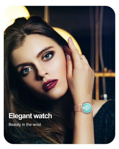SMARTWATCH DAMSKI PACIFIC 18-6 - DWA PASKI: Różowy / Biały (sy015f) Pacific