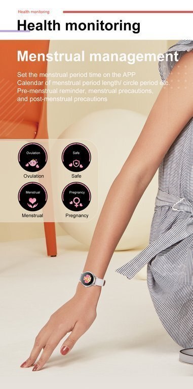 SMARTWATCH DAMSKI PACIFIC 18-6 - DWA PASKI: Różowy / Biały (sy015f) Pacific