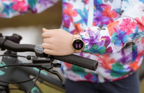 SMARTWATCH DAMSKI PACIFIC 18-6 - DWA PASKI: Różowy / Biały (sy015f) Pacific