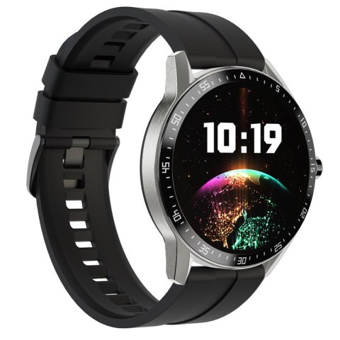 SMARTWATCH MĘSKI G. Rossi SW018-1 silver/black (sg012a) WŁASNE TARCZE G. Rossi
