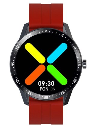 SMARTWATCH MĘSKI G. Rossi SW018-4 black/red (sg012d) WŁASNE TARCZE G. Rossi