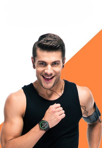 SMARTWATCH MĘSKI G. Rossi SW018-4 black/red (sg012d) WŁASNE TARCZE G. Rossi