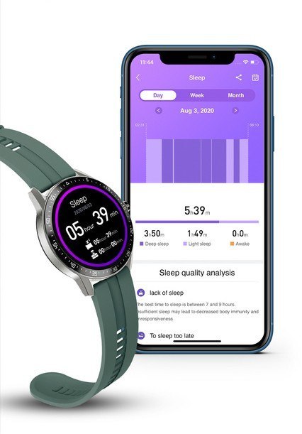 SMARTWATCH MĘSKI G. Rossi SW018-5 black/blue (sg012e) WŁASNE TARCZE G. Rossi