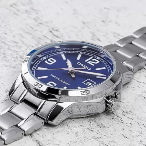ZEGAREK MĘSKI CASIO MTP-V004D-2B (zd047g) + BOX Casio