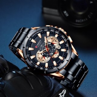 ZEGAREK MĘSKI CURREN 8363 (zc018d) - CHRONOGRAF Curren