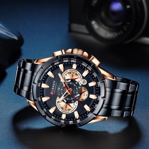 ZEGAREK MĘSKI CURREN 8363 (zc018d) - CHRONOGRAF Curren