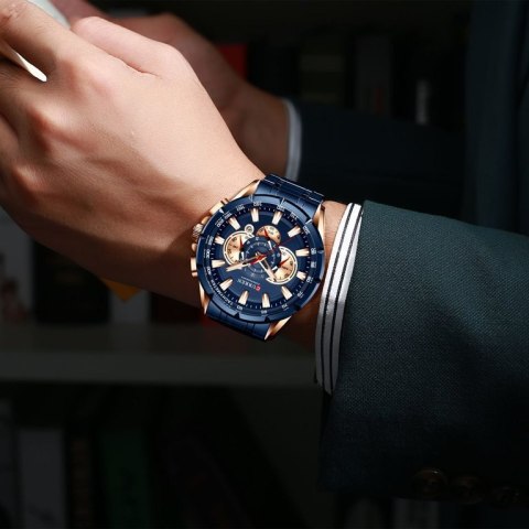 ZEGAREK MĘSKI CURREN 8363 (zc018d) - CHRONOGRAF Curren