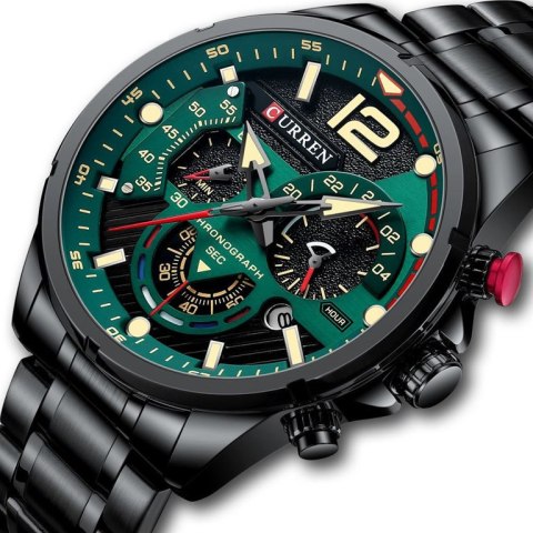 ZEGAREK MĘSKI CURREN 8395 (zc019c) - CHRONOGRAF Curren