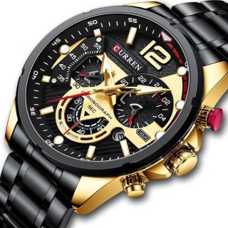 ZEGAREK MĘSKI CURREN 8395 (zc019d) - CHRONOGRAF Curren