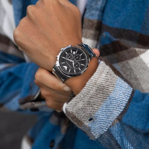 ZEGAREK MĘSKI EMPORIO ARMANI AR2434 - RENATO + BOX Emporio Armani