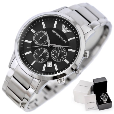 ZEGAREK MĘSKI EMPORIO ARMANI AR2434 - RENATO + BOX Emporio Armani