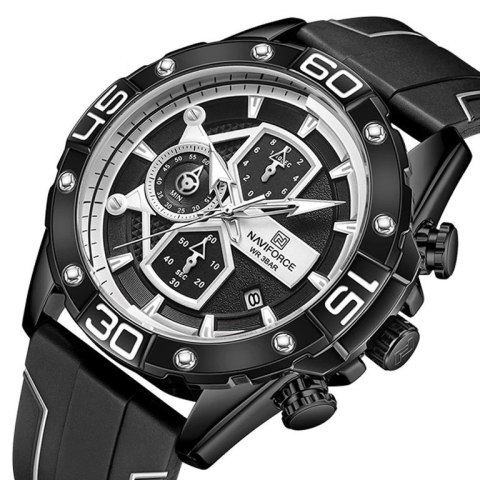 ZEGAREK MĘSKI NAVIFORCE NF8018T - CHRONOGRAF (zn123a) + BOX Naviforce