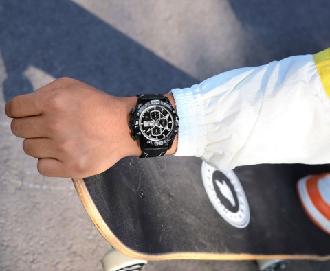ZEGAREK MĘSKI NAVIFORCE NF8018T - CHRONOGRAF (zn123a) + BOX Naviforce